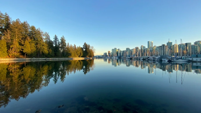 body of water near trees and buildings during daytime